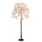 5ft. Pre-Lit Blossoming Pink Artificial Cascading Cherry Tree with Warm White LED Lights
